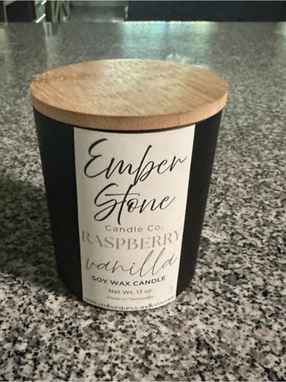 Ember stone candle